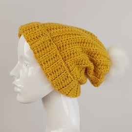 Beanie in Mustard Yellow