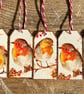 5 x Wooden Gift Tags