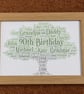Family Tree Typography Print - Personalised with your names and words, Framed A4 - Image 9