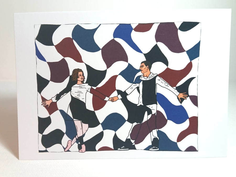 The Next Step Whirlwind Greetings card A6