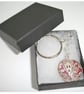 Keyring Grayson Perry Liberty Cranford Fabric Pink Victorian Bonnets - Image 3