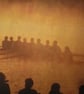  Morning Rowers A4 unframed  mounted, free hook & easel,free shipping,  Ref 1824 - Image 2