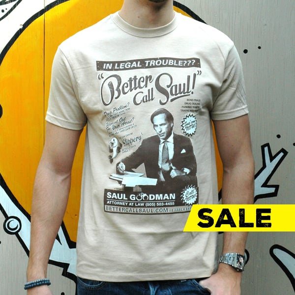 Breaking Bad 'Better Call Saul' Screen printed T Shirt