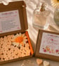 Flower & Hearts Perfume Inspired Wax Melt Gift Box, Vegan, Uk Handmade - Image 4