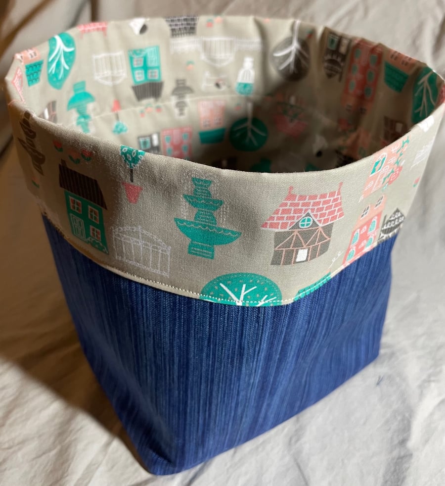Fabric storage tub - large