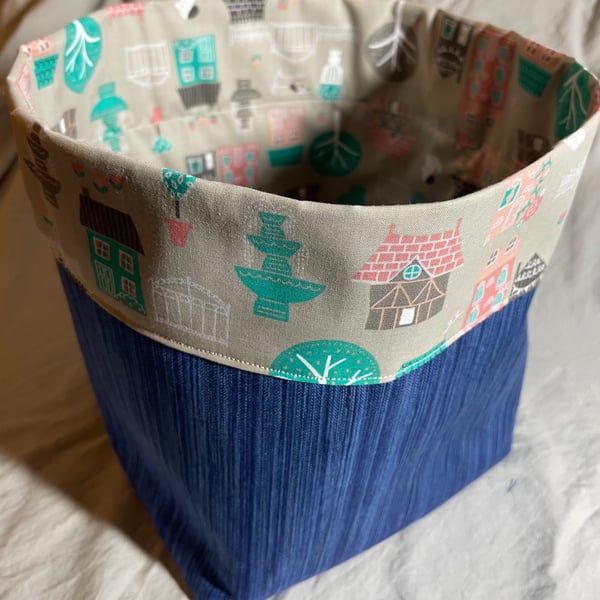 Fabric storage tub - large