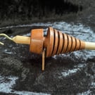 Lightweight drop spindle in hardwoods