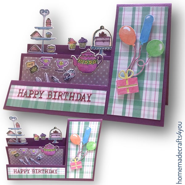 3D Tea Party Card