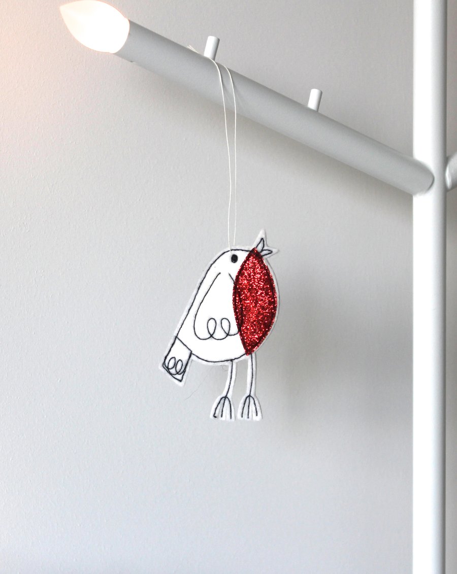 A Little Mr Robin - Hanging Decoration