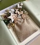 Luxury diorama gold Christmas card boxed keepsake reindeer winter holiday wishes - Image 2
