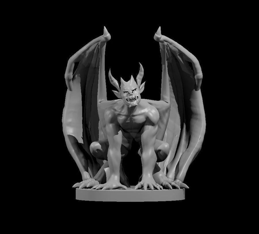 Gargoyle - 3D Printed Resin DnD Pathfinder Figure Mini Miniature
