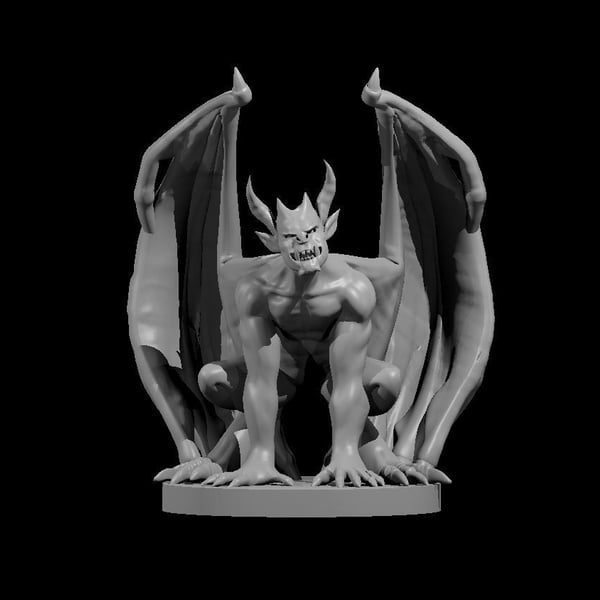 Gargoyle - 3D Printed Resin DnD Pathfinder Figure Mini Miniature