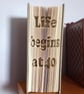 Life begins at 40 CUT & FOLD Book Folding Pattern - EMAILED PDF PATTERN - Image 3