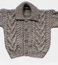 Wool Blend Cardigan - Fits Age 1 - 2 years - Chest 51cms (20") - Image 6
