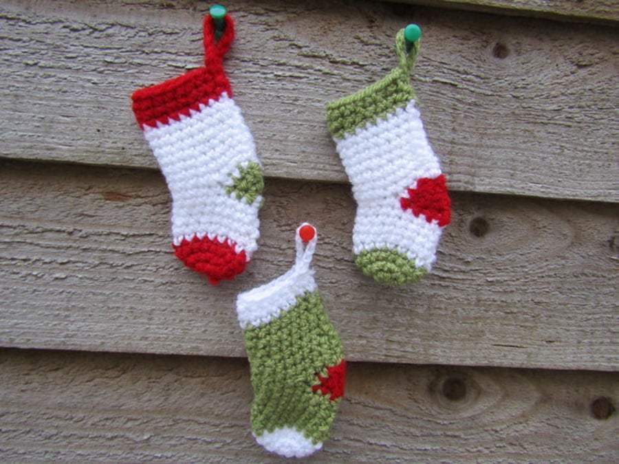 Crochet Christmas stockings