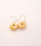 Donut Earrings handmade miniature food jewellery cute gift for her  - Image 5