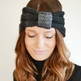 Knitted Turban Style Headband  Earwarmer 