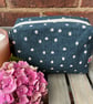 Blue Spot Box Pouch