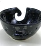 Domspottery Large Pottery Yarn Bowl Stoneware clay Knitting Bowl Crochet Bowl  - Image 2
