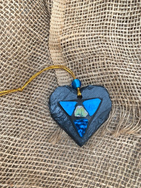 Mosaic Slate Heart