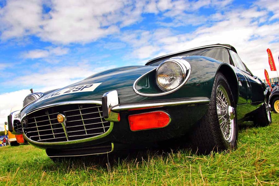 E Type Jaguar Classic Car Photograph Print