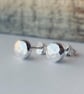 Sterling Silver 4 mm Studs Earrings, Handmade Urban Jewellery, STUD Earrings
