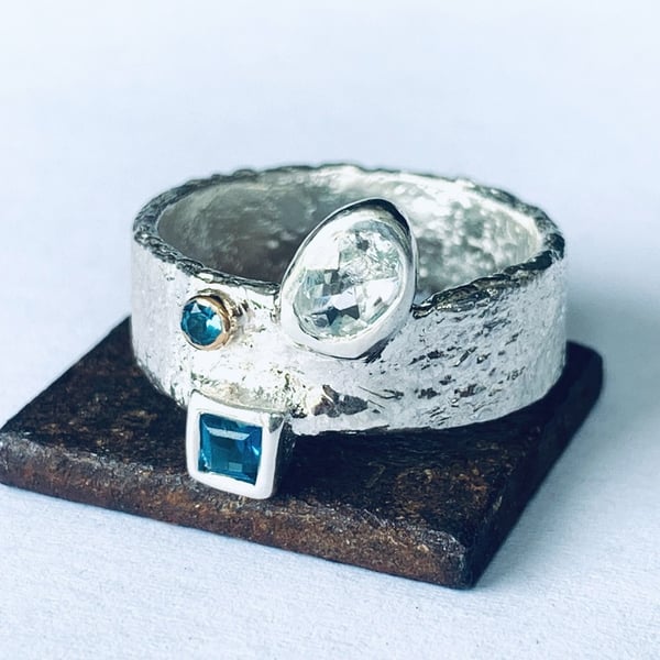 Sterling Silver Gemstone Ring