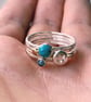 STERLING SILVER stacking Ring, Handmade Urban Jewellery Design - Image 9