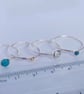 STERLING SILVER stacking Ring, Handmade Urban Jewellery Design - Image 5