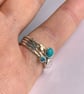 STERLING SILVER stacking Ring, Handmade Urban Jewellery Design - Image 7