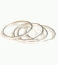 Sterling Silver Stacking Rings, Handmade Urban Jewellery - Image 4