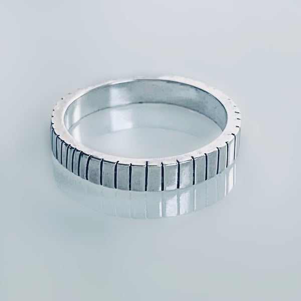 Handmade Recycled Sterling Silver Minimalist Ring