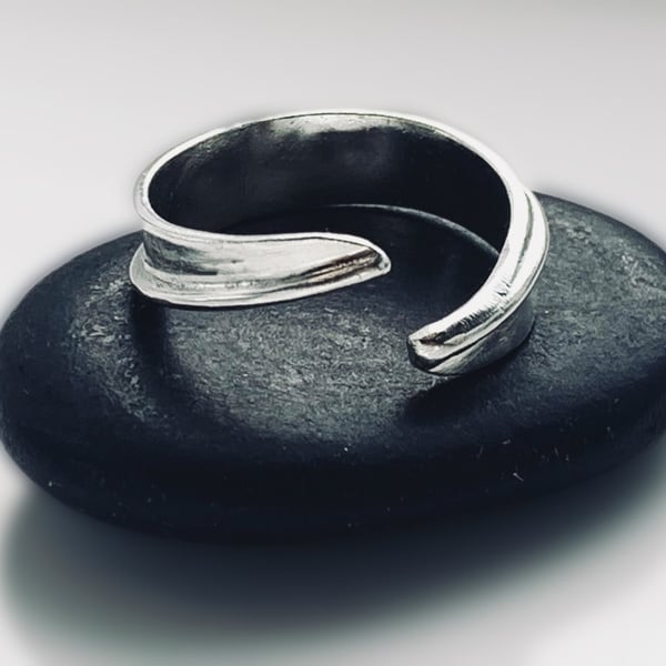 Recycled Sterling Silver Open ring