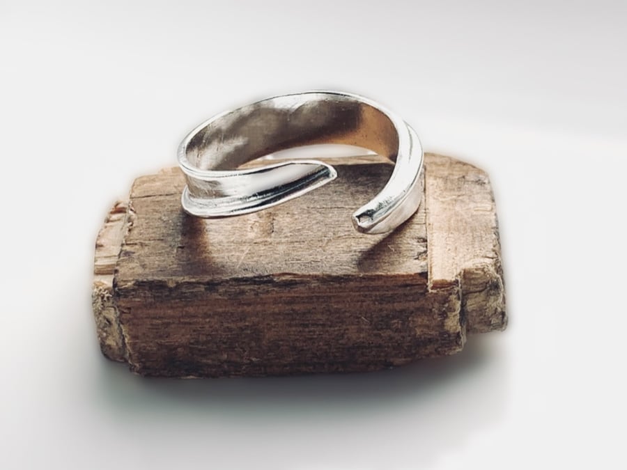 Recycled Sterling Silver Open ring