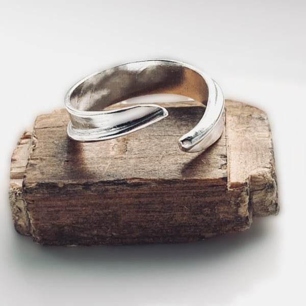 Recycled Sterling Silver Open ring