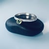 Garnet & Tourmaline stone set ring