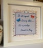 Inspirational Quote Framed Wall Art: Handmade Birthday Gift - Image 7