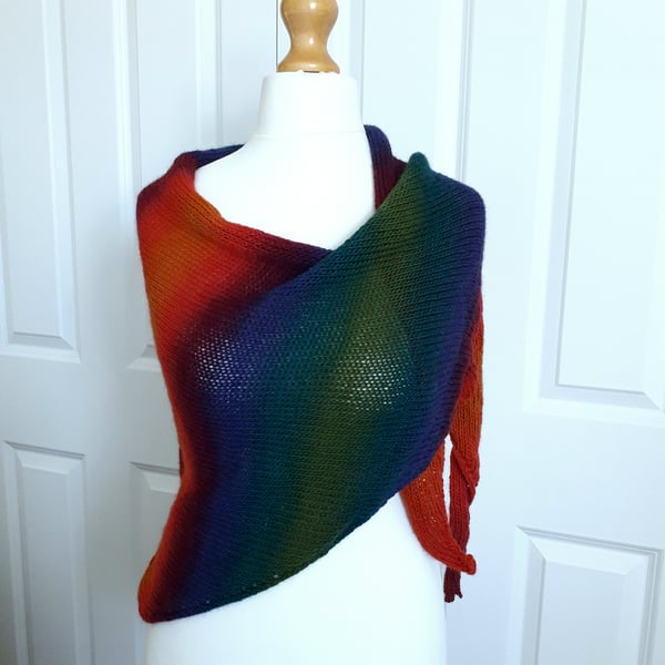 Sale, Rainbow Dreams Shawl 