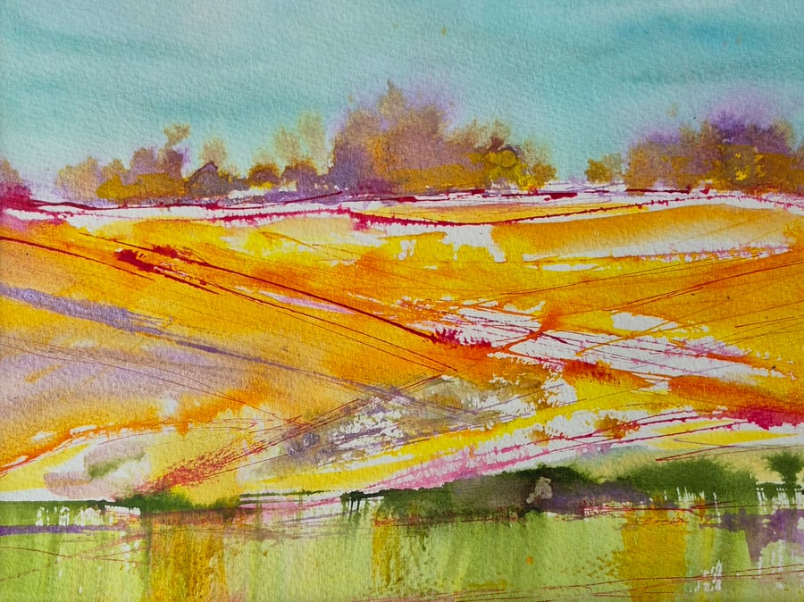 Colour my life, is a cheerful original artwork 