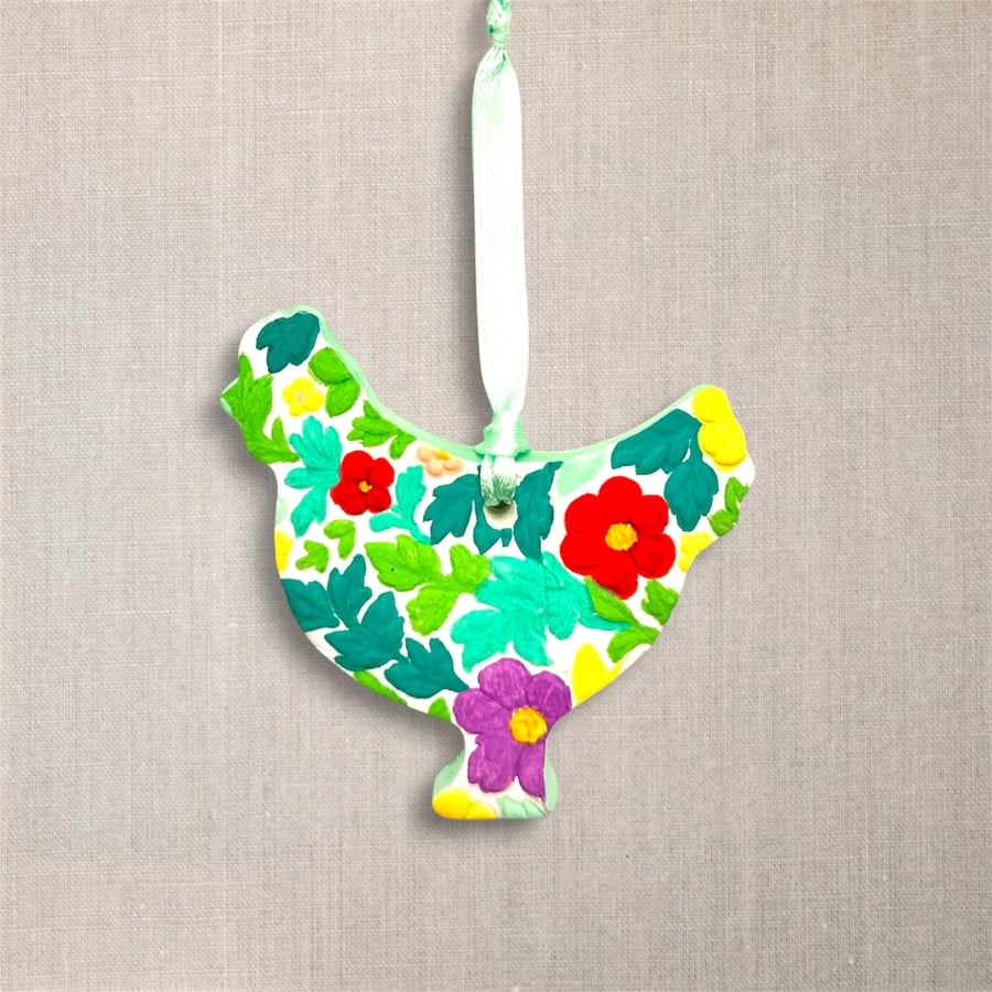 Chicken hanging decoration 