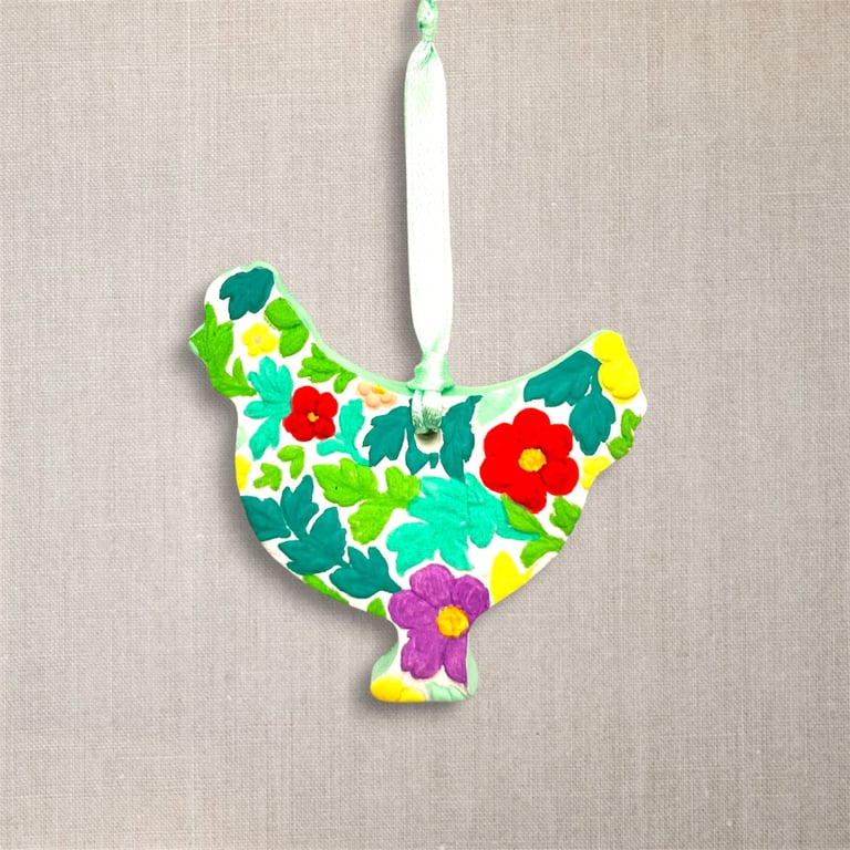 Chicken hanging decoration 