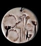 Ceramic Keepsake Wall Hanging: Floral