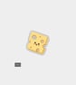 Funny Novelty Vinyl Sticker - Cute Happy Cheese 