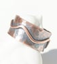Pure Copper Ring,  Wide Copper Ring, Rustic Copper Jewellery - Image 1