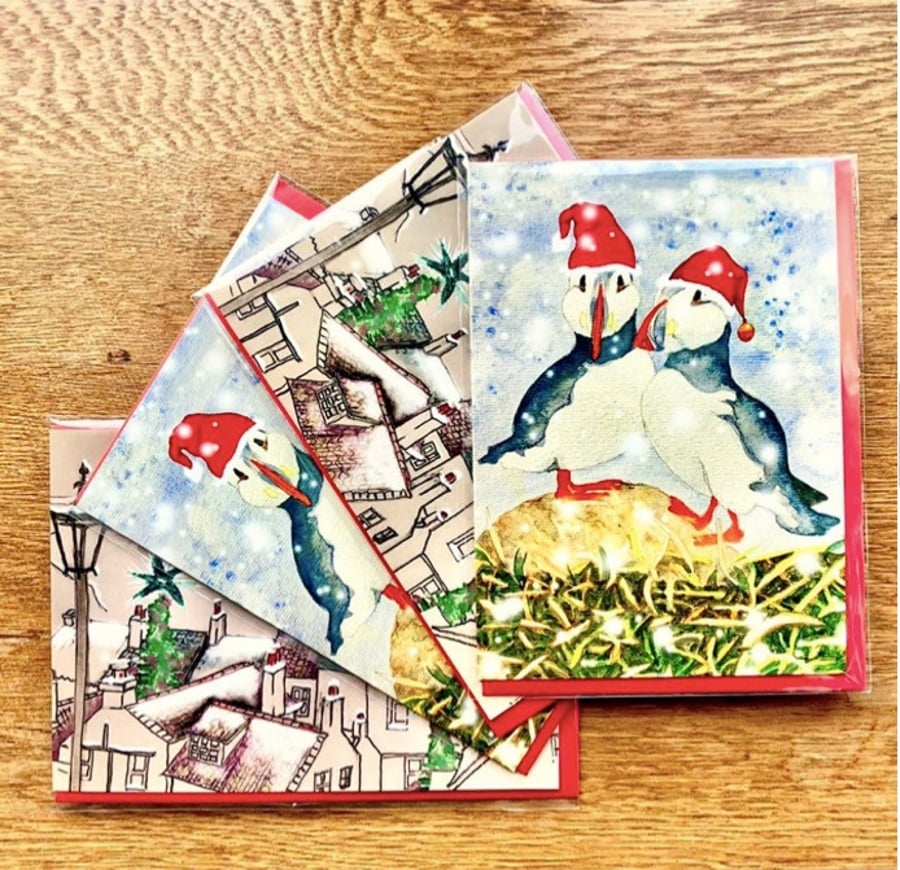 Artist Christmas Card 4 Pack