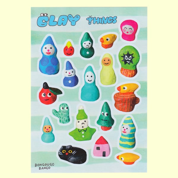 Clay Things Sticker Sheet