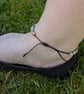 Amazonite calming macrame anklet - Image 3