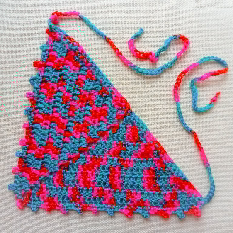 CROCHET PATTERN PDF Fruity Ombre Bandana
