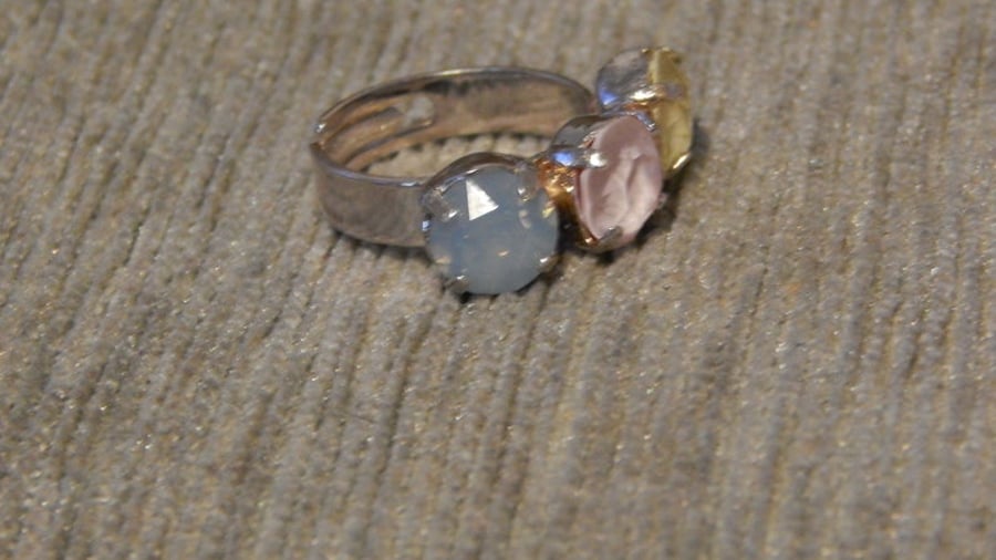 Adjustable Swarovski Ring