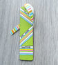 Bookmark, ribbon design, stripe design. - Image 1